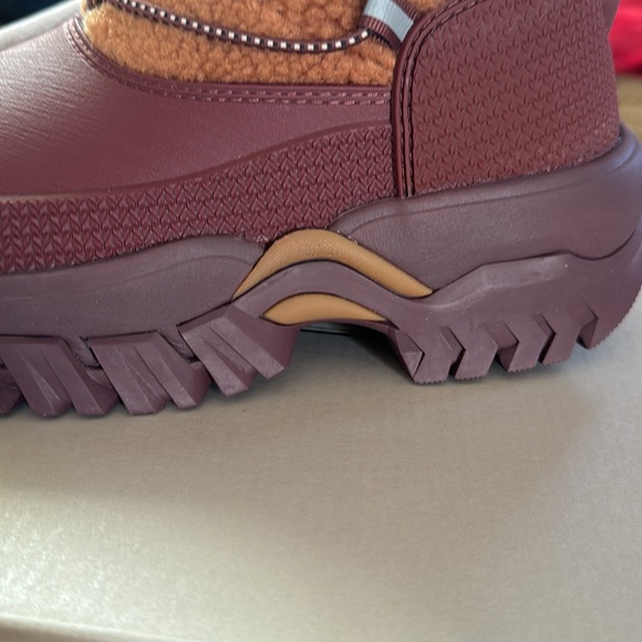 Hunter Wanderer Short Sherpa Snow Boot Mawson Creek/Muted Berry 5 women - Picture 5 of 10